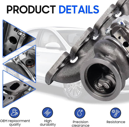 Solidspare Turbo charger For Chevrolet Chevy Cruze Sonic Trax Buick Encore 1.4L 55565353