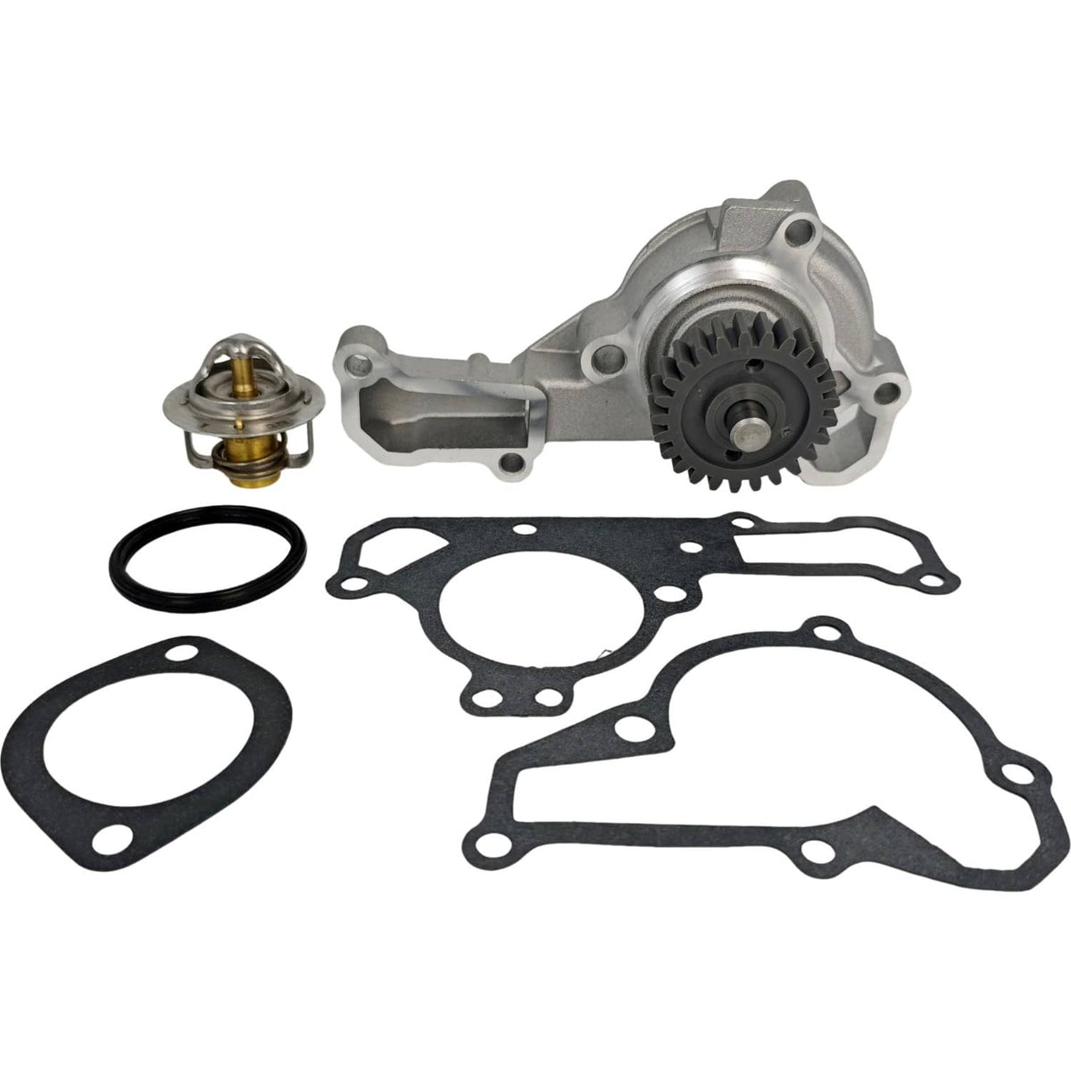 Solid Spare Water Pump 49044-2066 with Gasket Thermostat Fit Kawasaki Mule 4000 2009-2012