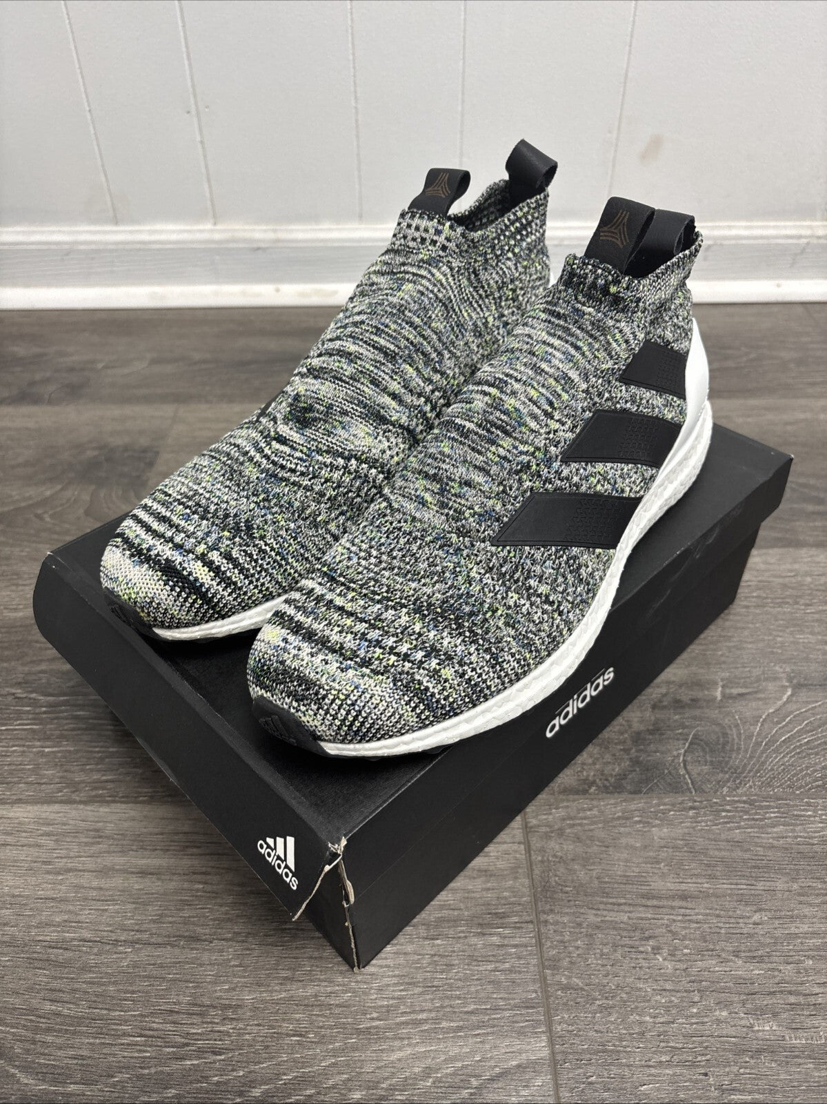 Adidas Ace A16+ UltraBoost Multi-Color AC7749 Purecontrol Laceless Soccer  Sz 13