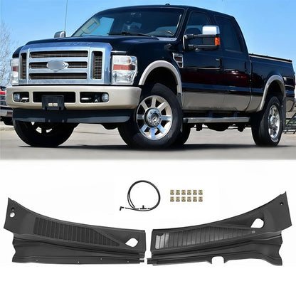 Solidspare Wiper Cowl Panel For Ford F250 F350 2008-2010 7C3Z-25022A69-AA 7C3Z-25022A68-AA
