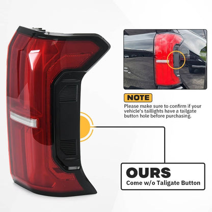 Solidspare Rear LED Tail Lights Brake Lamps Left & Right Side For 2024-2025 Toyota Tacoma