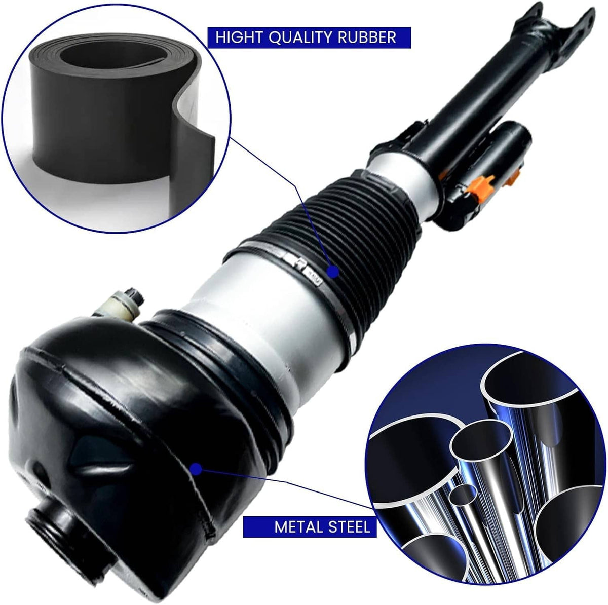 Solidspare Front Right Air Suspension Shock Strut For 2016-2022 BMW 37106877554 37106874588