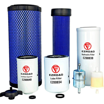 Solid Spare Maintenance Filter Kit Fit Case 75XT 85XT 60XT 40XT Inner Outer Air Lube Fuel
