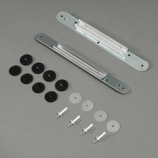 Solid Spare For Ford Bronco 1978 - 1996 Tailgate Window Lift Channel Kit With Bushings Steel