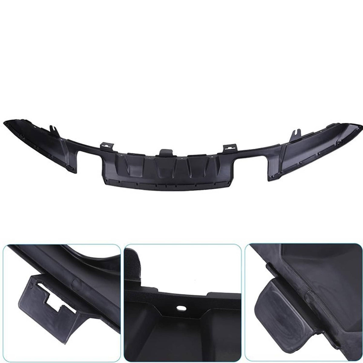 Solidspare New Front Lower Valance Panel Fits For 2015-2017 Ford F-150 HL3Z17626BB Black