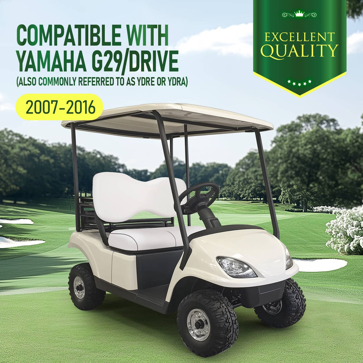 Solidspare For Yamaha G29/Drive 07-16 Stone Front Seat Backrest Seat Sub Assy Back Assembly