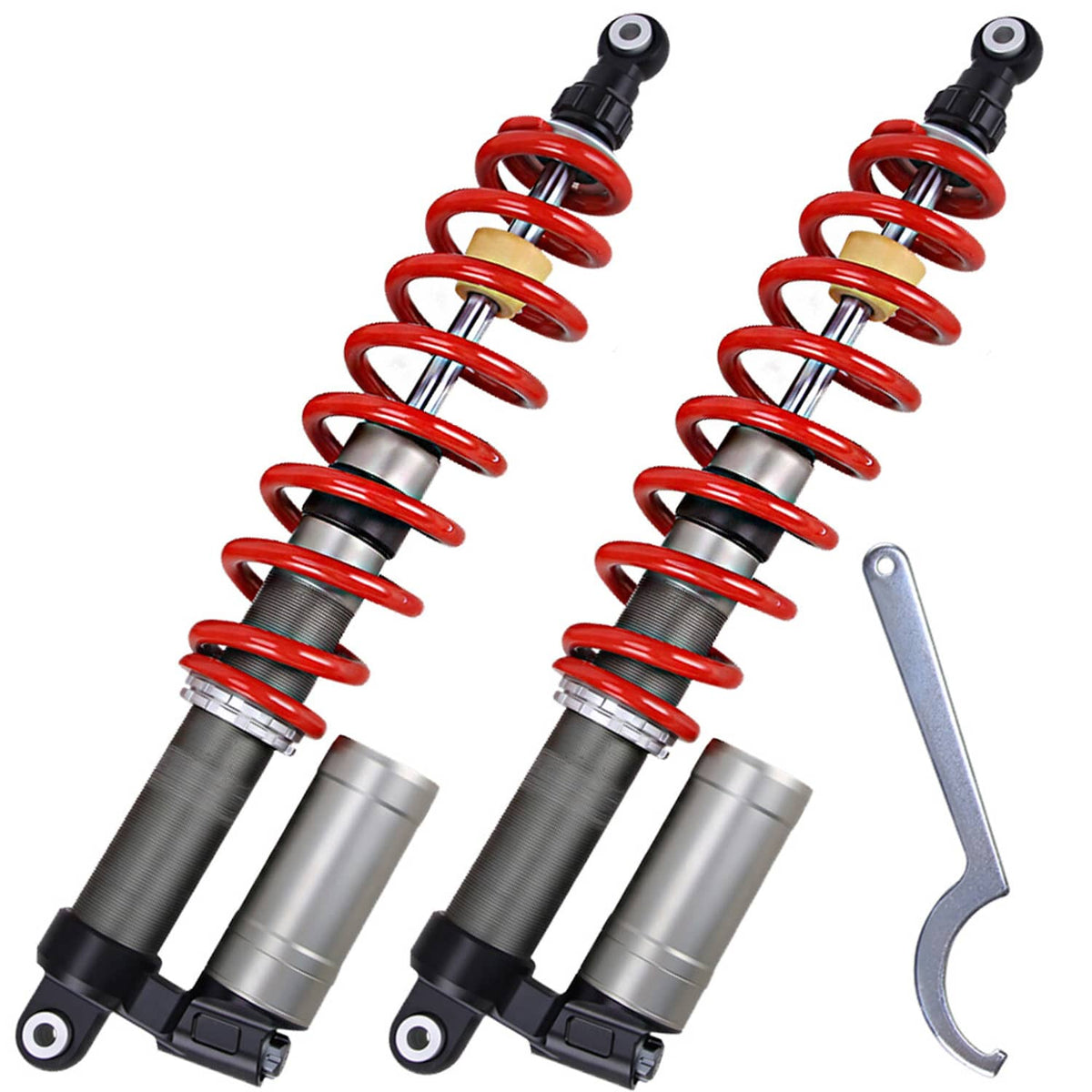 Solidspare ADJUSTABLE STAGE 4 REAR AIR SHOCK ABSORBER FOR 2009-14 POLARIS RZR S 800 60"