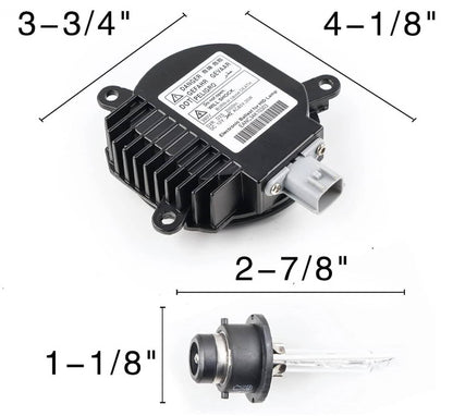 Solidspare HID Xenon Headlight Ballast w/ Igniter Cord Bulb For Nissan Infiniti 28474-89904