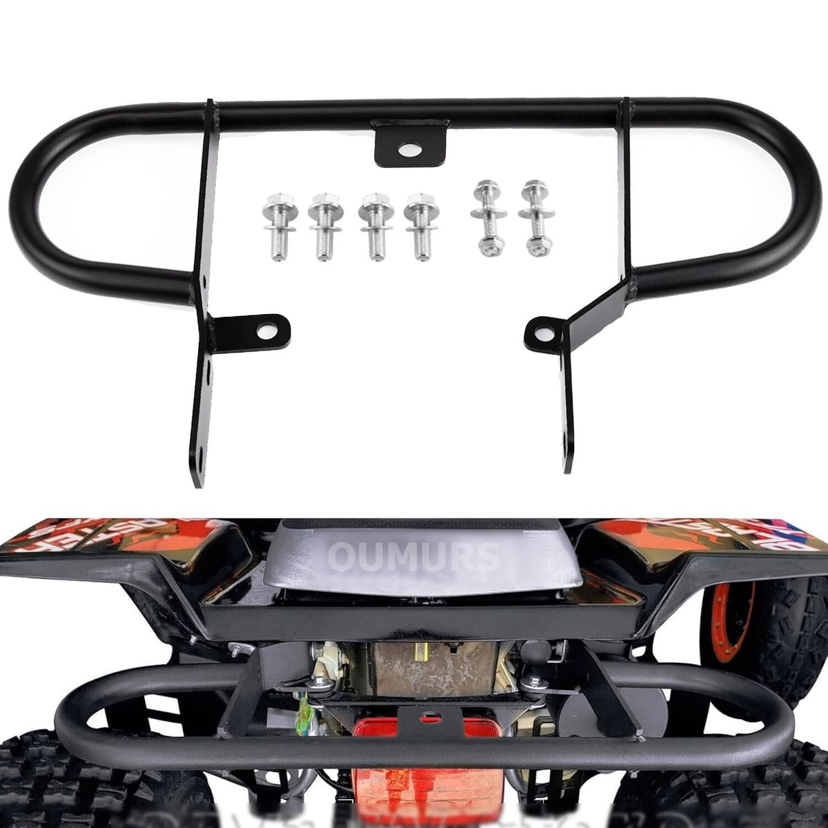Solidspare For Yamaha Blaster 200 YFS200 1988-2006 ATV Parts Back Grab Bar Rear Bumper New