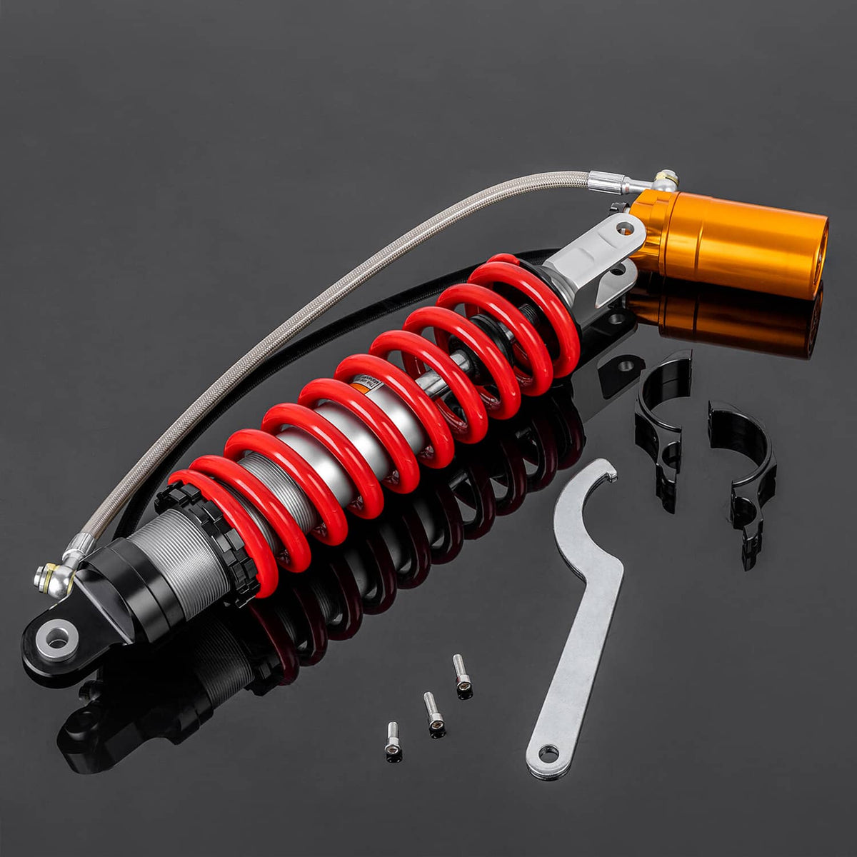 Solidspare Adjustable Rear Shock Suspension Kit For Suzuki Z400 QuadSport LTZ400 2003-2014