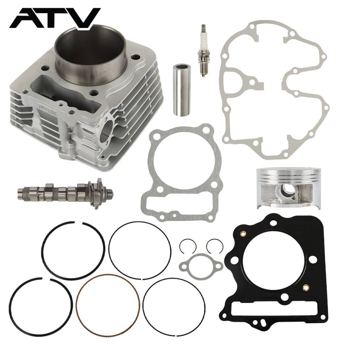 Solidspare For Honda TRX400EX 1999-2008 Cylinder Piston Camshaft Gasket Top End Rebuild Kit