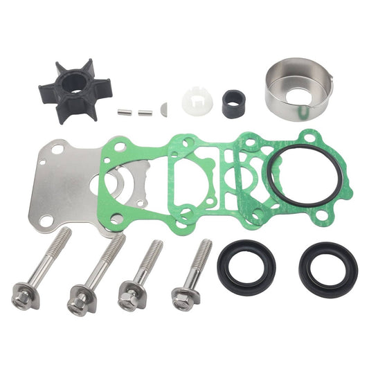 Solid Spare 6CJ-W0078-00 Water Pump Impeller Repair Kit For Yamaha Outboard Motor 4T 70hp