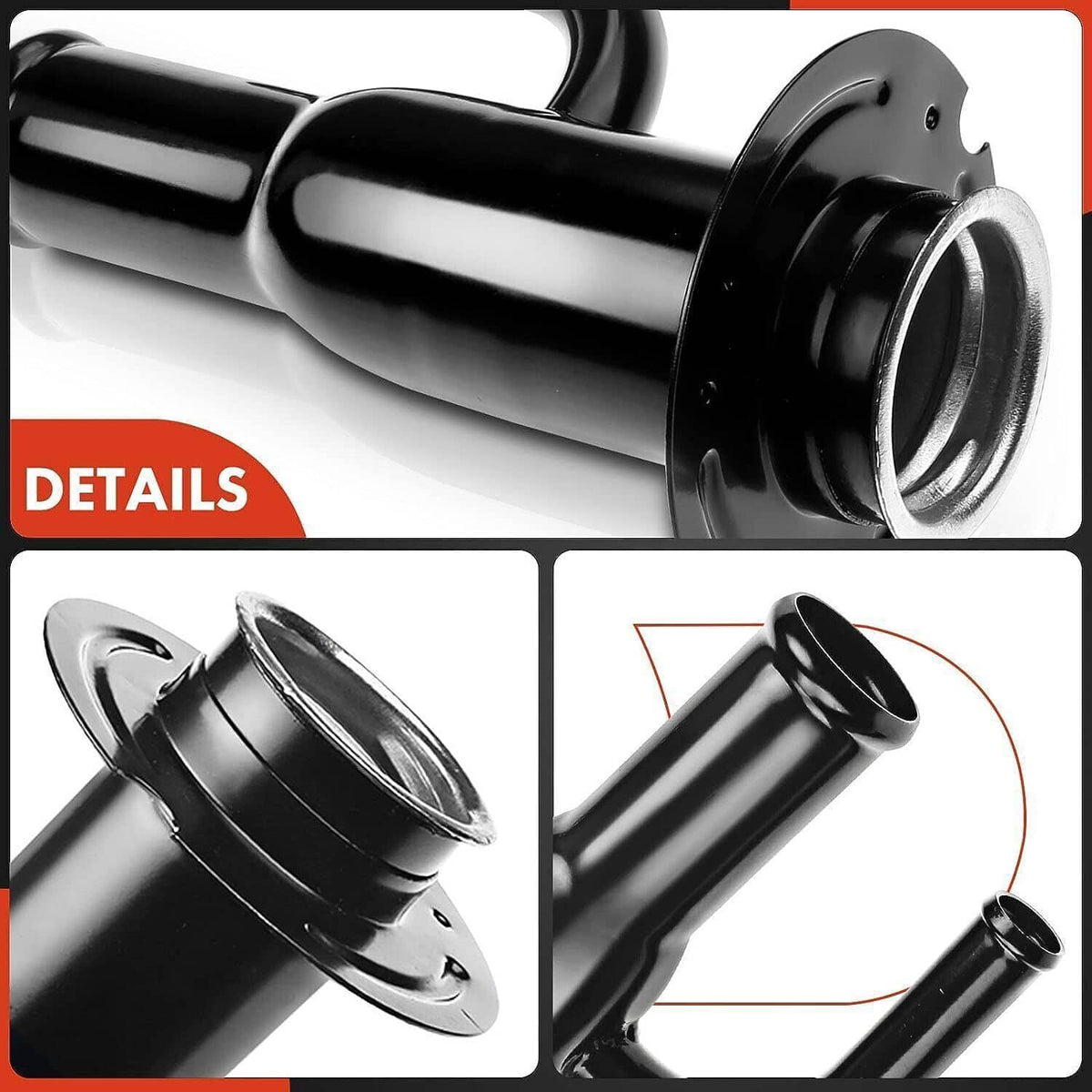 Solidspare Fuel Tank Filler Neck Pipe For Ford F-350 F-450 F-550 Super Duty Turbo Diesel