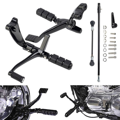 Solidspare For Harley Sportster XL883 1200 14-22 Forward Controls Kit Pegs Levers Linkages