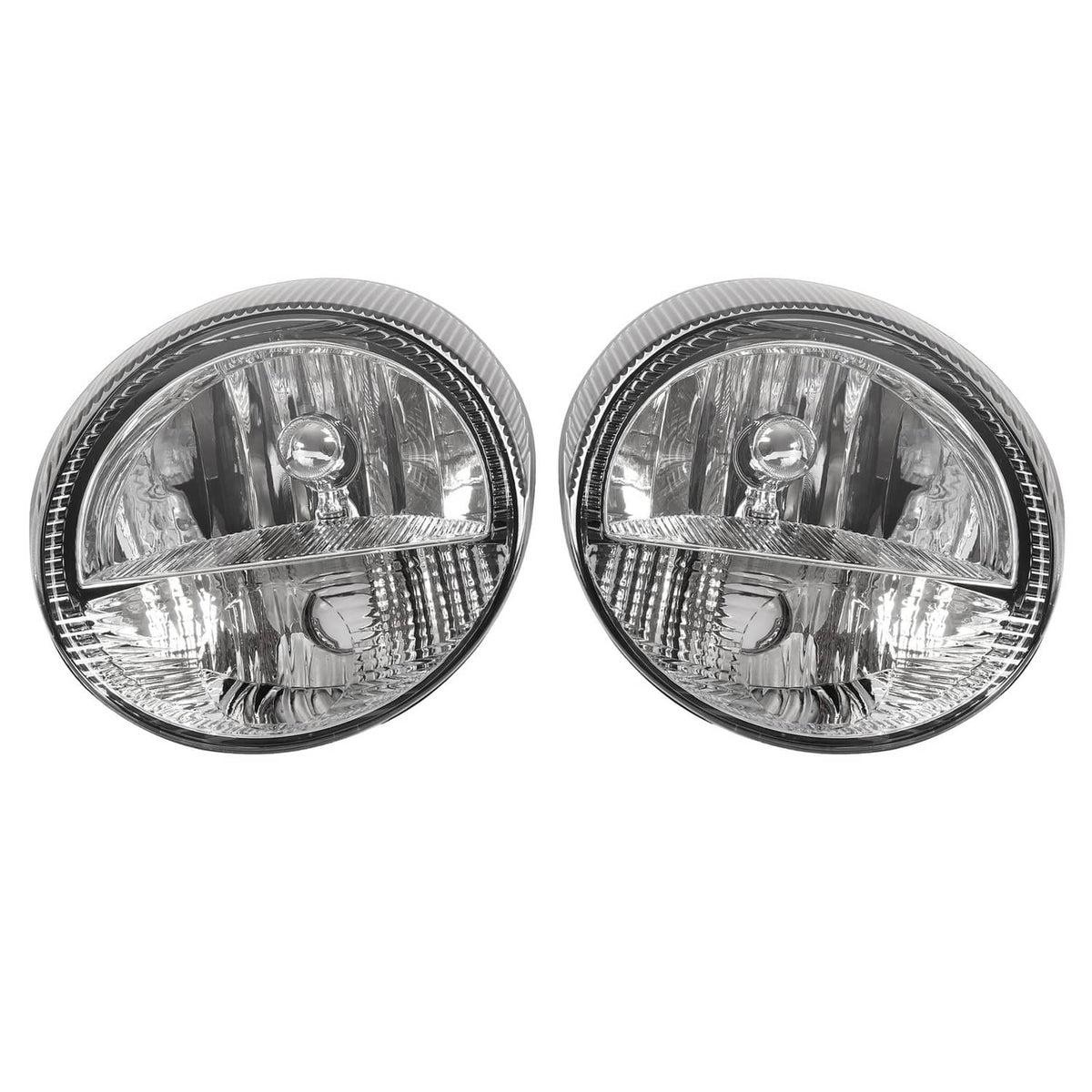 Solid Spare Driver and Passenger Side Headlights For Ford Thunderbird 2002-2005 Halogen