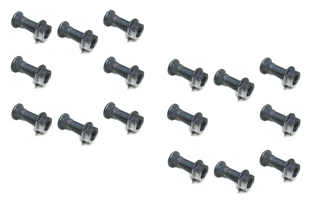 (16) Wheel Studs Bolts 3/8" and Nuts 3/8"-24 for Polaris 1994-1999 Sport 400L