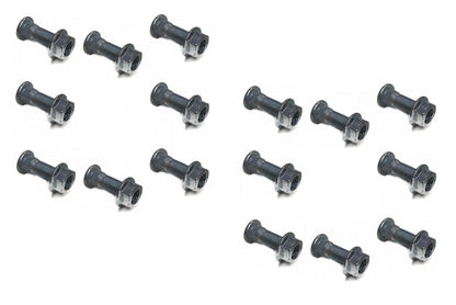 (16) Wheel Studs Bolts 3/8" and Nuts 3/8"-24 for Polaris 1994-1999 Sport 400L
