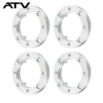 Solidspare 4pcs 4x156mm Wheel Spacers 1 inch with 12x1.5 Studs ATV For Polaris RZR Ranger