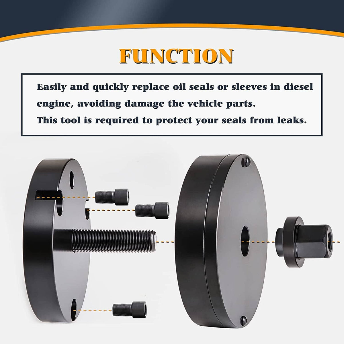 Solid Spare For CAT 3406 3408 C-15 Diesel Front & Rear Crankshaft Seal/Wear Sleeve Installer