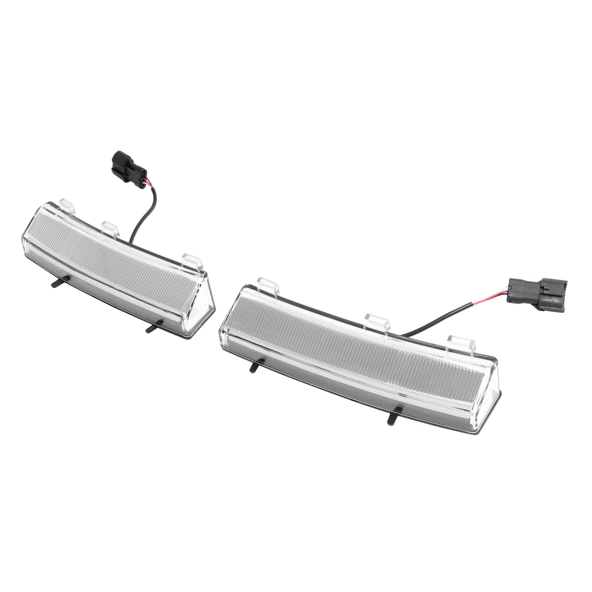 Solid Spare Switchback Clear Lens Turn Signal Lights Side Marker For Nissan 350Z LCI 06-09
