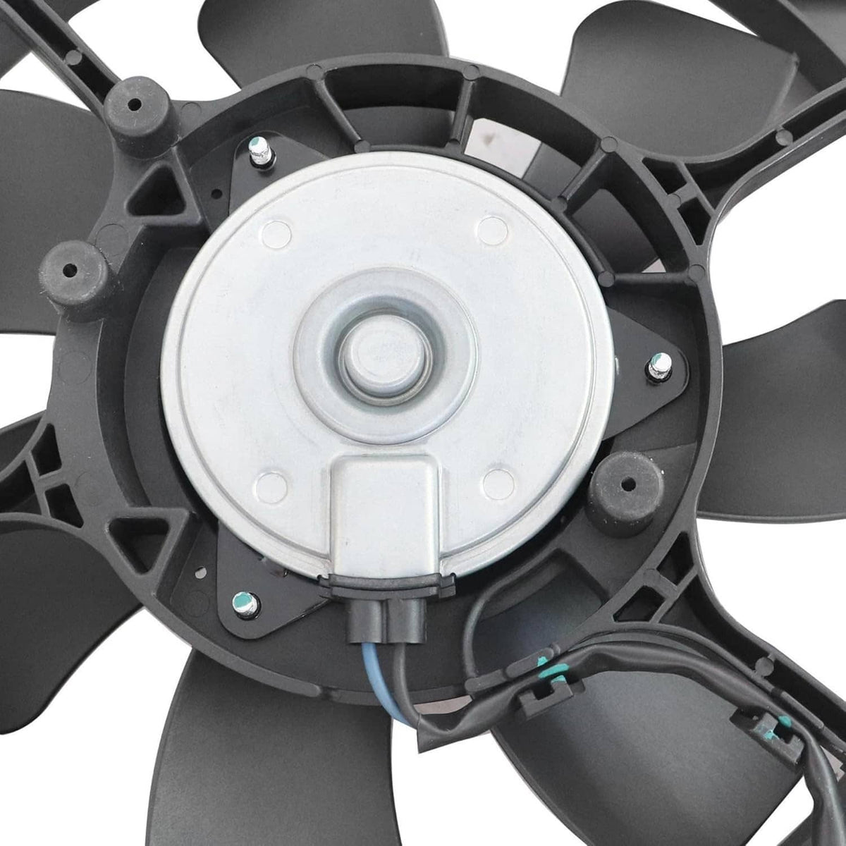 Solidspare 2Pcs AC Condenser and Radiator Cooling Fan Assembly Fit For 2016-2018 Honda HR-V