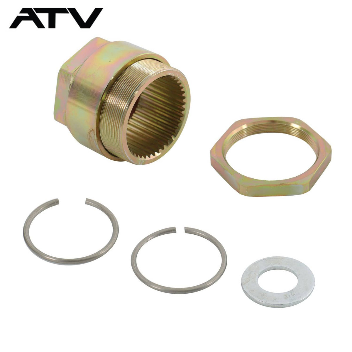 Solidspare Rear Axle Lock Jam Sleeve Nut Clip For Honda TRX300EX TRX400EX TRX450ER 450R 450