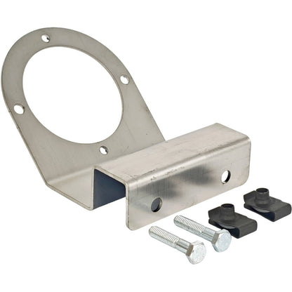 Solid Spare Fit Sgl/Dbl Frame Watermelon Light Bracket 45° Angled Down SS Univ Mount