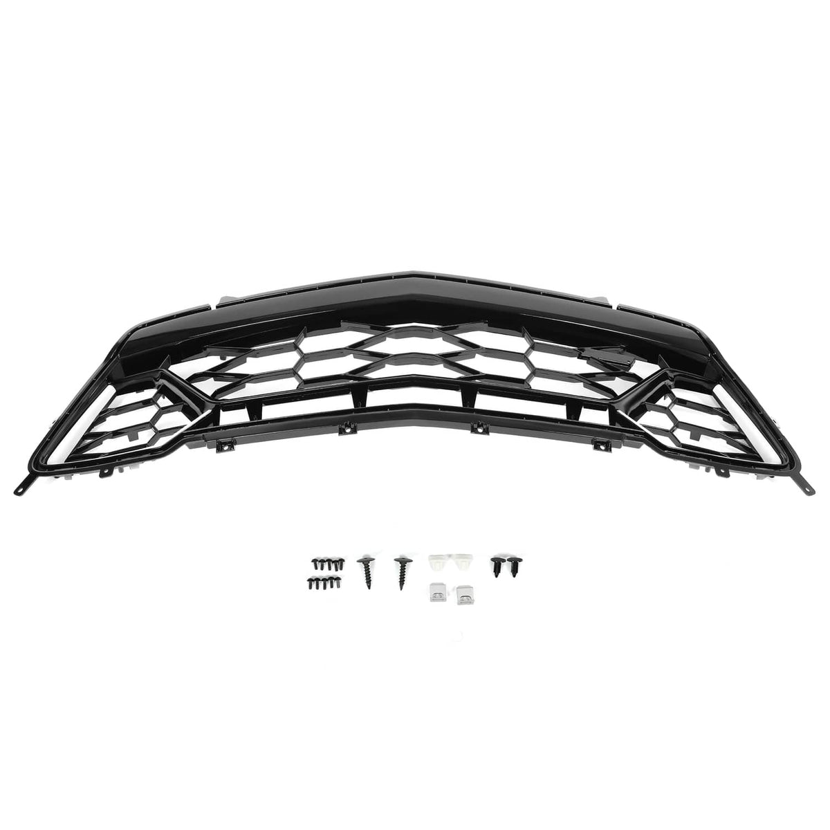Solid Spare Front Bumper Lower Grille Mesh Grill For 2016-2018 Chevrolet Camaro SS #84040593