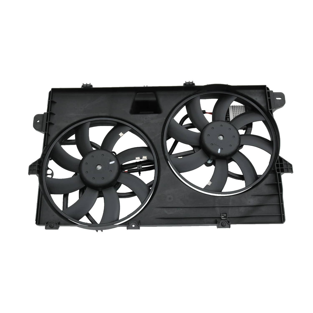 Solidspare FO3115177 Dual Radiator Condenser Cooling Fan Assembly For Ford Edge MKX Lincoln