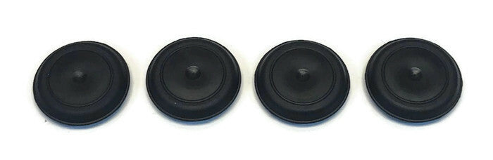(4) Rubber Body Floor Pan DRAIN PLUGS for 1987-1995 Jeep Wrangler YJ - All Trims