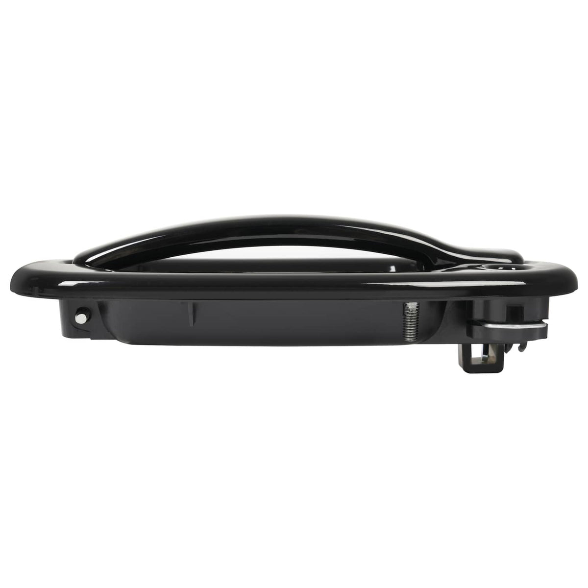 Solid Spare Door Handle Set For Chevy Silverado 1500 1999-2006 Smooth Black Front Outer 2PCS