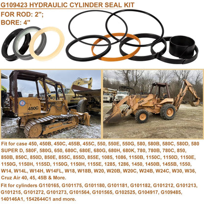 Solid Spare 1543273C1/ G109423/ G105545 Hydraulic Cylinder Seal Kit for Case 450 455 550 580