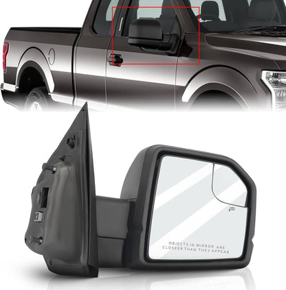 Solidspare New Passenger Right Side Door Mirror Power w/Lamp FL3Z17682CB For 2015-2020 Ford