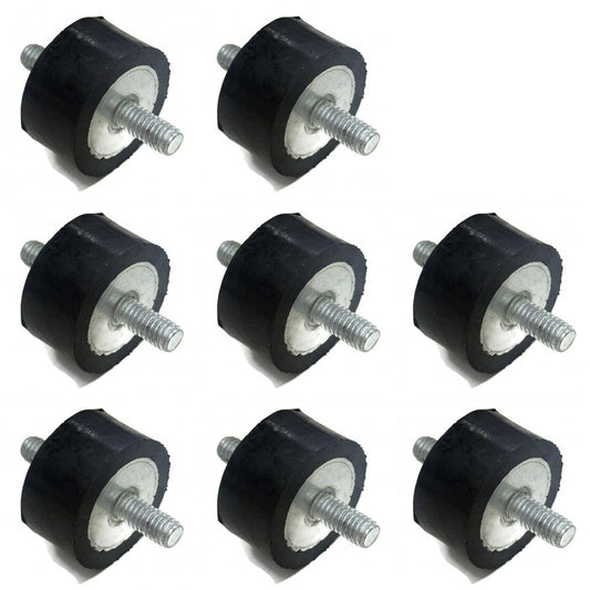 Solid Spare (8) Fender Deck Rubber Isolator Mounts for John Deere M76270 Lawn Garden Tractor