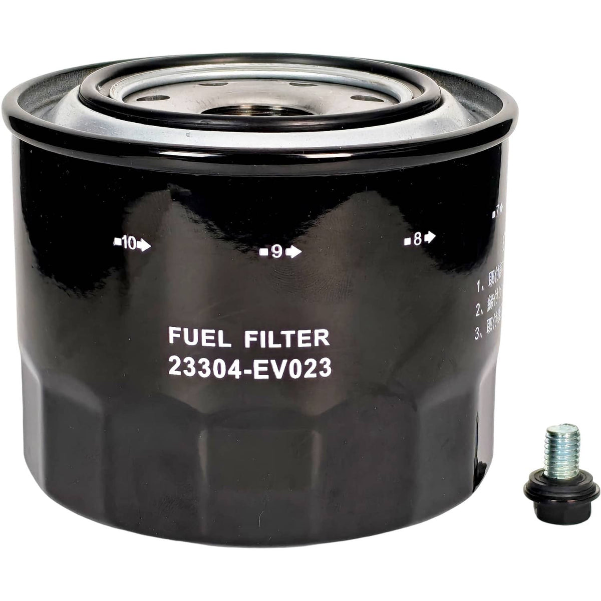 Solid Spare Fuel Filter 23304-EV023 for Hino 238 258 338 Truck L6 7.7L 7700CC 470CID 469CID