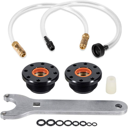 Solid Spare Bleed Kit & Hydraulic Steering Cylinder Seal Kit For Seastar, Uflex