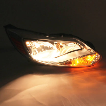 Solid Spare Chrome Headlight Headlamp Replacement Passenger Side For Ford Focus 2012 13 14