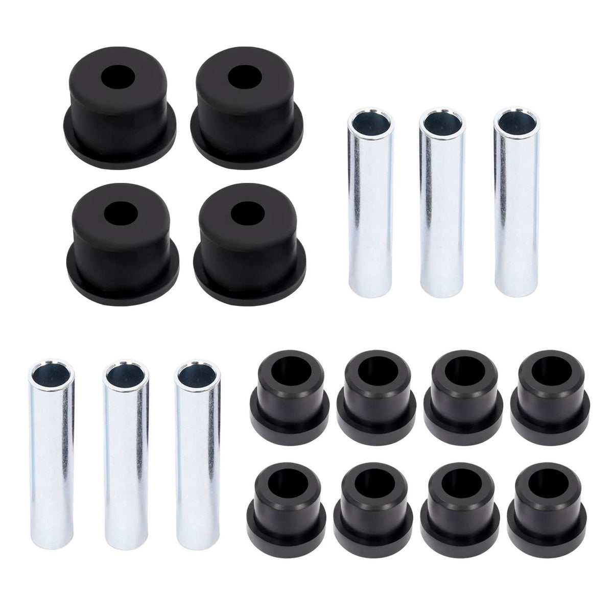 Solidspare For EZGO RXV 2008-UP Gas & Electric Golf Cart Rear Leaf Spring Bushing Kit 18PCS