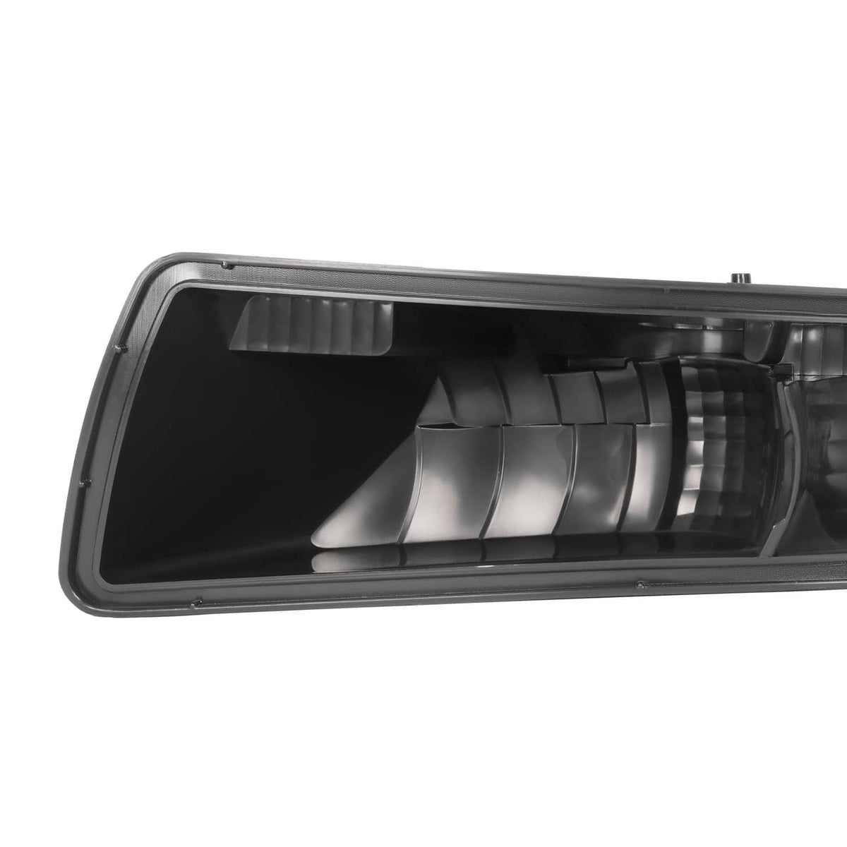 Solid Spare Black Turn Signal Lights Bumper Lamps Fits For Chevy Camaro 1993-2002 Parking