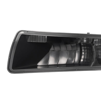 Solid Spare Black Turn Signal Lights Bumper Lamps Fits For Chevy Camaro 1993-2002 Parking