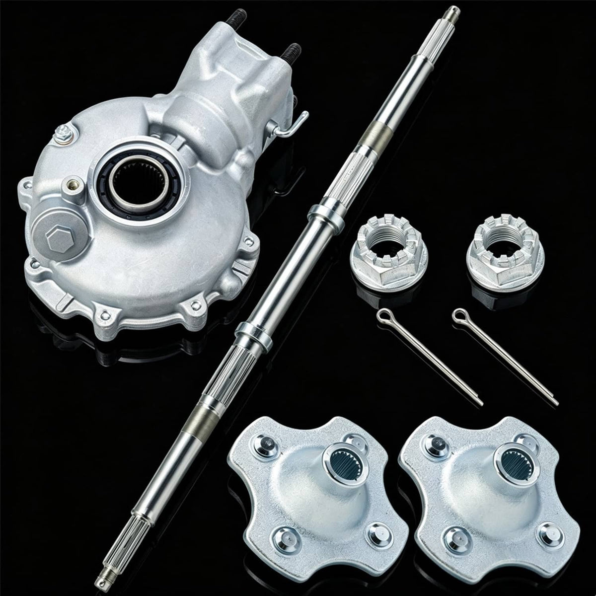 Solidspare Rear Differential Axle Shaft Wheel Hub Kit For Honda TRX300 Fourtrax 300 88-2000