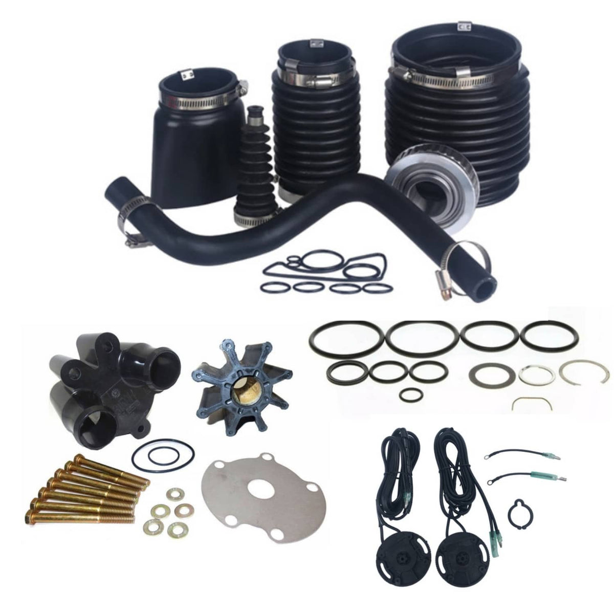Solid Spare MerCruiser Bravo Transom Bellows Reseal Kit 30-803100T1 8M0095485 807151A14