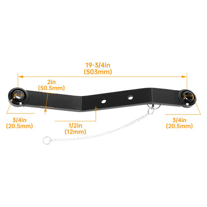Solidspare #159332 Lift Arm Category 1 For Kubota B-Series 3-Point Hitch Powder Coated