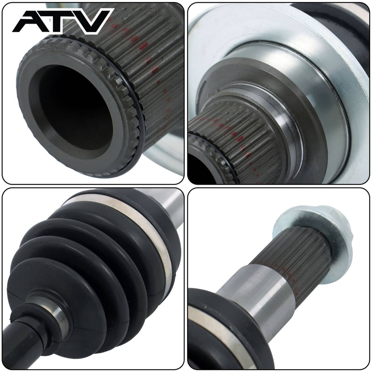 Solidspare Rear Left CV Axles Drive Shaft For Yamaha GRIZZLY 660 YFM660 FA FAHW 4WD 2003-08