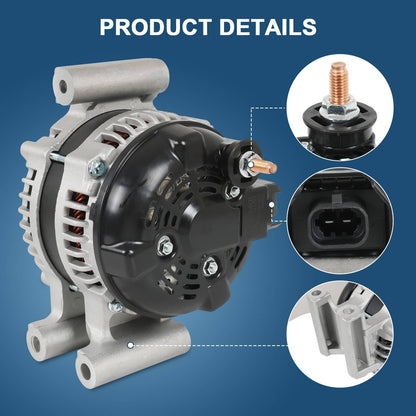 Solidspare Alternator For 11682 Chevrolet Malibu 2013-2015 2.5L 2016-2019 2.0L 104210-1962