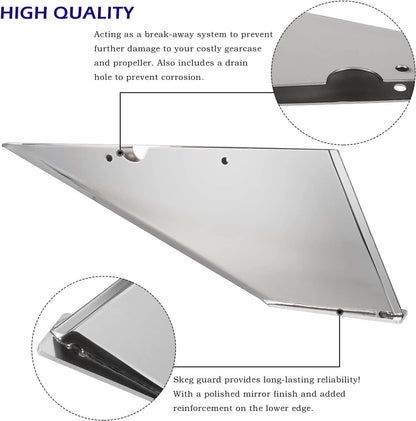 Solidspare Inboard Skeg Guard Protecter for Volvo SX DP 1995-2006 Replace Part 99022 99052