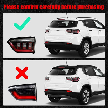 Solidspare Aftermarket Inner Halogen Tail Light Right Side Inner for 2017-2026 Jeep Compass