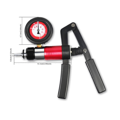 Solidspare 21pcs Hand Held Vacuum Pressure Pump Tester Brake Fluid Bleeder Bleeding Tool US