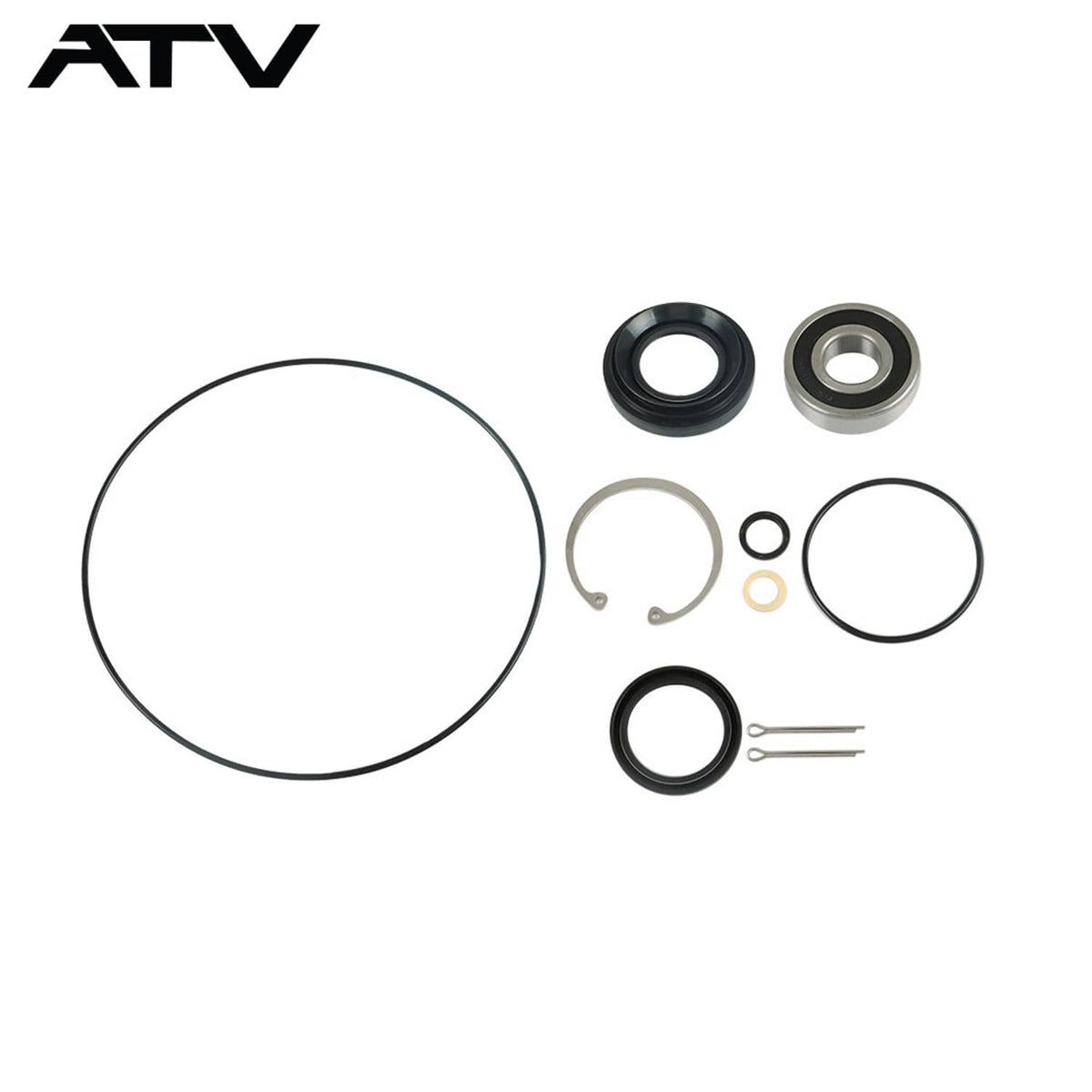 Solidspare For Honda Rancher 420 TRX420 2x4 4x4 Rear Brake Drum Bearing Seals Kit 2014-2023