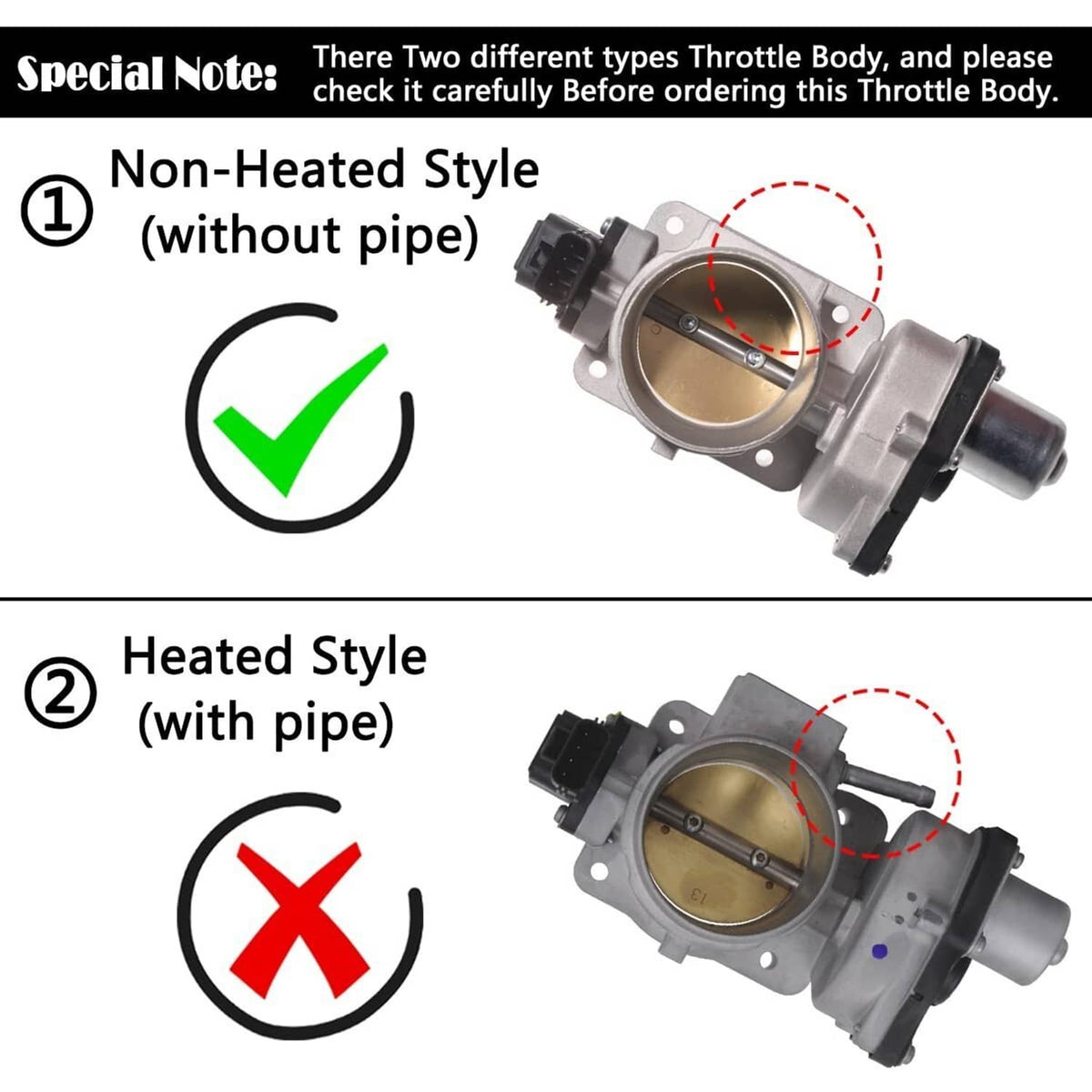 Solidspare Throttle Body For Ford Crown Victoria V8 4.6L 2005-2011 E-150 3L5Z9E926AA